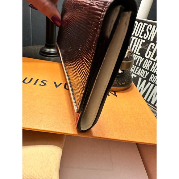 RARE Louis Vuitton EPI Electric TriColor Porte Feuille Flore Leather Wallet EUC - Picture 4 of 16